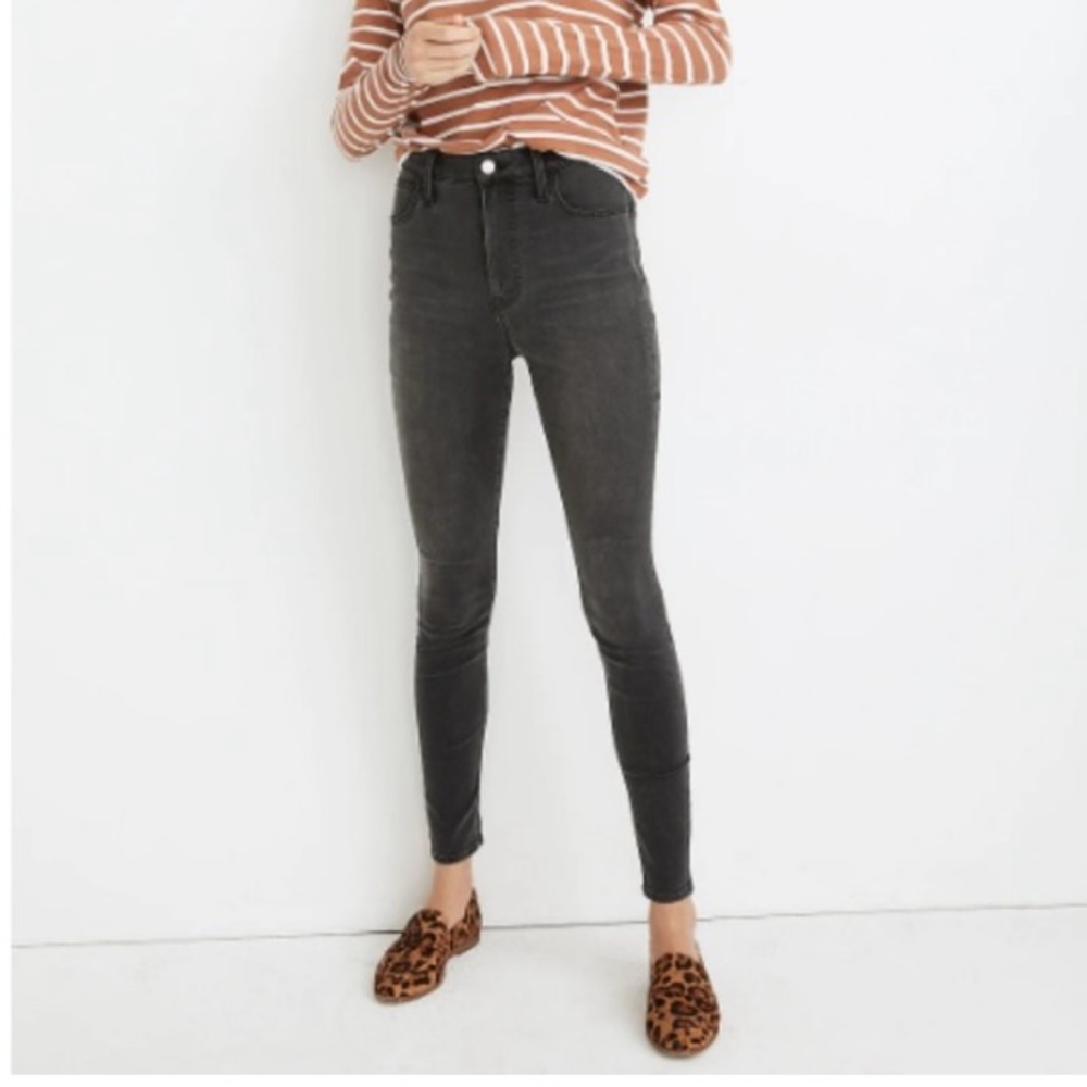 MADEWELL ROADTRIPPER BLACK SKINNY JEANS